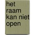 Het raam kan niet open