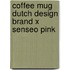 Coffee Mug Dutch Design Brand x Senseo PINK