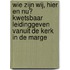 Wie zijn wij, hier en nu? Kwetsbaar leidinggeven vanuit de kerk in de marge